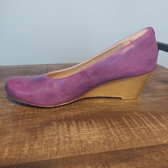 Hand dyed/painted wedges - Picture 10 of 11